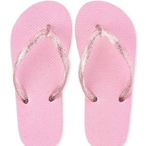 Girls Glitter Flip Flops